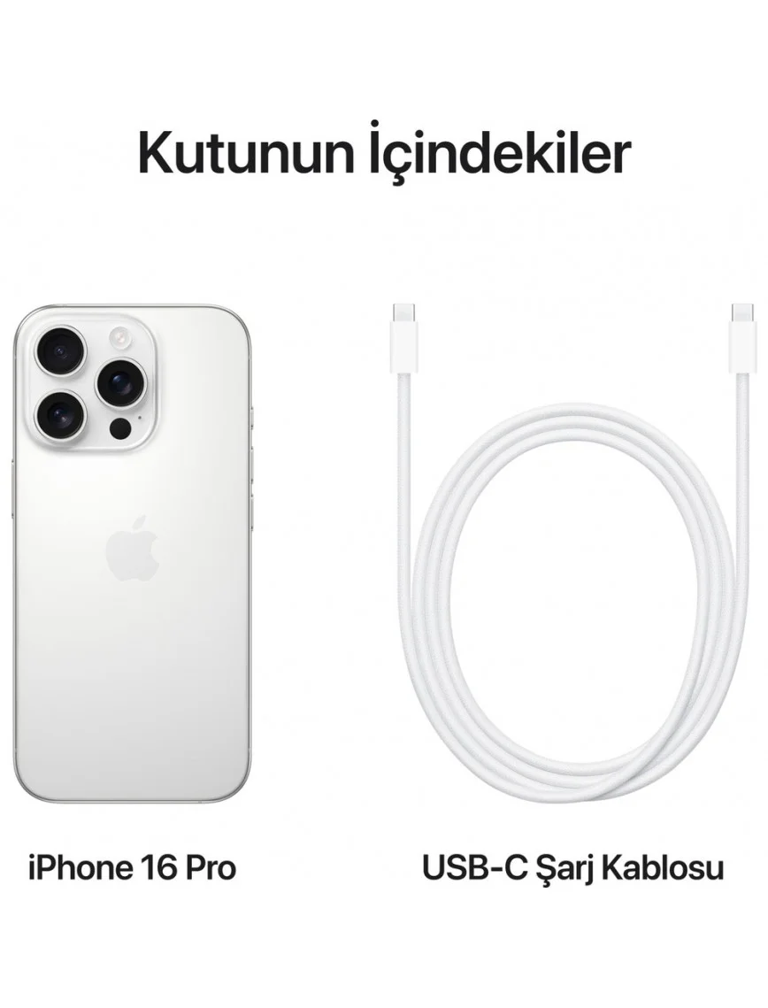 iPhone 16 Pro 256GB Beyaz